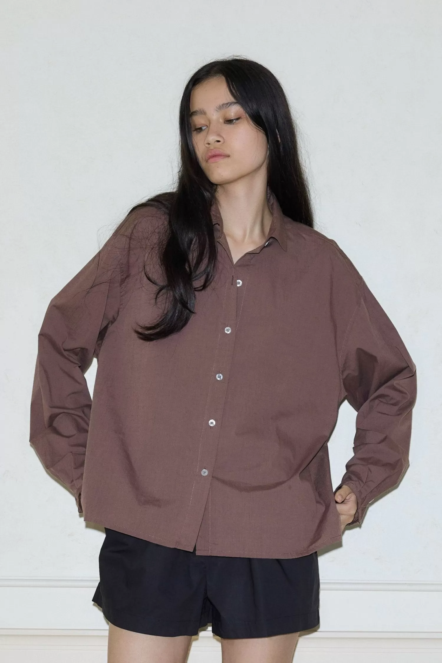 Tops-Deiji Studios Day Shirt Cedar