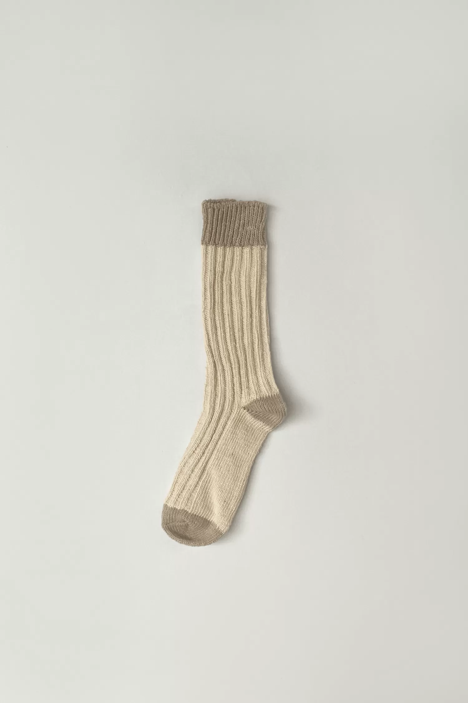 Accessories-Deiji Studios the woven sock creamandnatural