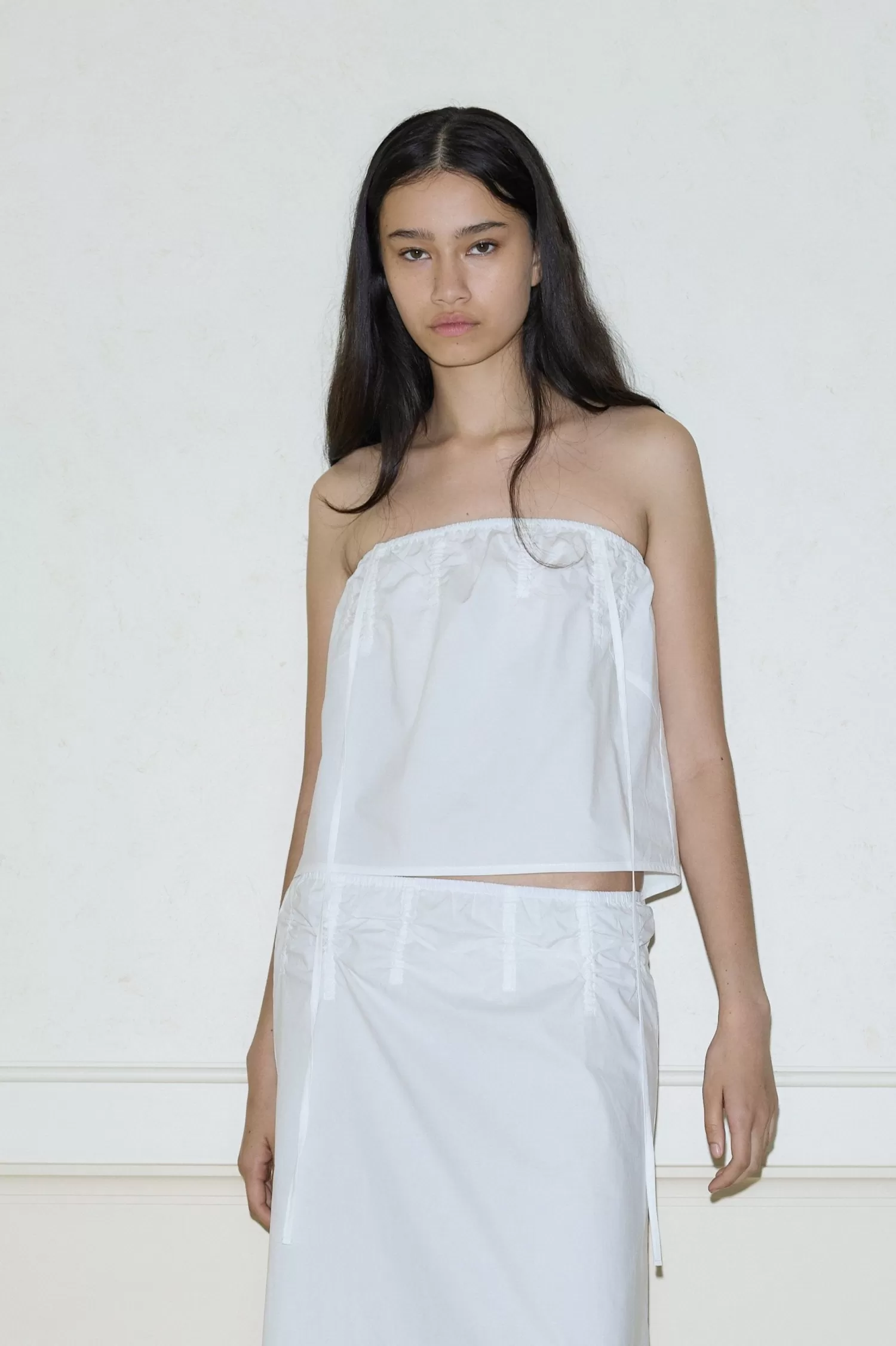 Tops-Deiji Studios Tube Top White